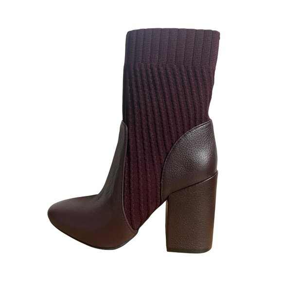 Vince Camuto Diandra Sock Boot in Wine Color Womens Size 6 - Picture 1 of 11